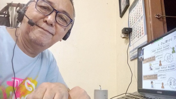 Kisah Rudy Dermawan, Pensiunan Guru Bahasa Jepang yang Buka Kursus Online Bayar Seikhlasnya