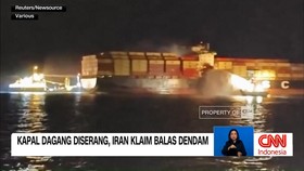 Ketegangan AS-Iran Memanas, Kapal Dagang Jadi Sasaran Serangan