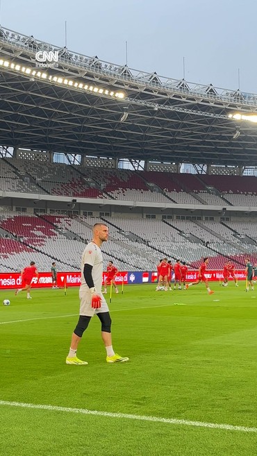 Timnas Indonesia Gelar Latihan di SUGBK Jelang Hadapi Oman