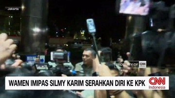 VIDEO: Momen Silmy Karim Serahkan Diri ke KPK Disambut Teriakan