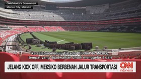 Jelang Kick Off, Meksiko Berbenah Jalur Transportasi