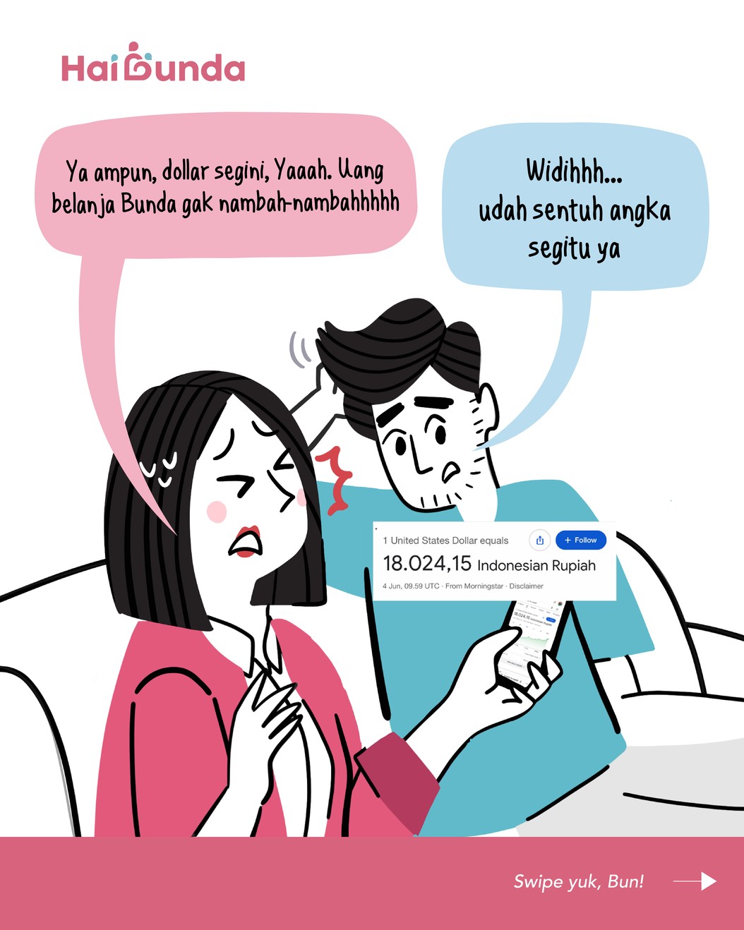 Komik Bunda dapet Tips Keuangan dari The Real Sultan