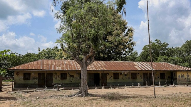 A view of Baptist Nursery and Primary School in Oyo State, Nigeria, June 2, 2026, where gunmen abducted dozens of students and teachers. REUTERS/Sodiq Adelakun