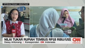 Nilai Tukar Rupiah Tembus Rp18 Ribu/US$