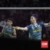 Pasangan ganda putra Indonesia, Sabar Karyaman Gutama dan Muhammad Reza Pahlevi Isfahani, berhasil melaju ke babak semifinal Indonesia Open 2026 setelah mengalahkan wakil China, Chen Bo Yang dan Liu Yi, di perempat final yang berlangsung di Istora Se