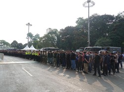 1.400 Personel Gabungan Amankan Laga Indonesia Vs Oman di Stadion GBK
