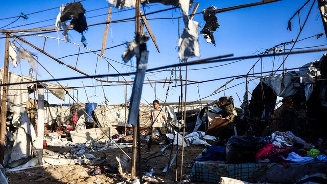 Israel Serang Tenda Pengungsi Gaza, 1 Tewas dan 16 Terluka