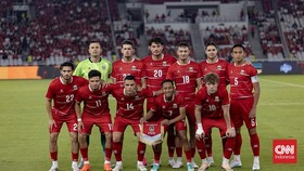 Timnas Indonesia akan menjalani laga kedua FIFA Matchday Juni 2026. (CNNINdonesia/Adi Maulana Ibrahim)