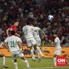 Justin Hubner, Timnas Indonesia vs Oman. CNNINdonesia/Adi Maulana Ibrahim