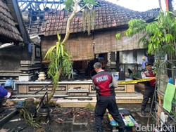 Heroik, Nenek di Badung Selamatkan Cucu Saat Bale Adat Terbakar