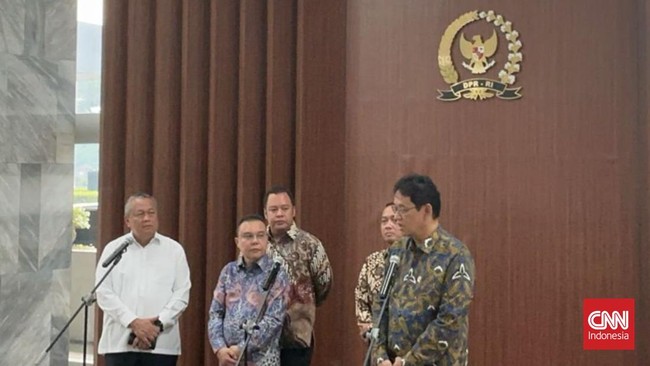 Gubernur Bank Indonesia (BI) Perry Warjiyo , Menteri Keuangan (Menkeu) Purbaya Yudhi Sadewa , Mensesneg Prasetyo Hadi