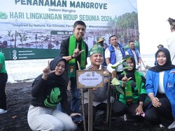 Peringati Hari Lingkungan, Kapolda Riau Tanam 1.000 Mangrove di Pantai Dumai