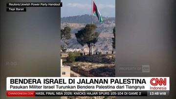 VIDEO: Pengibaran Bendera Israel Picu Kekhawatiran Warga Palestina