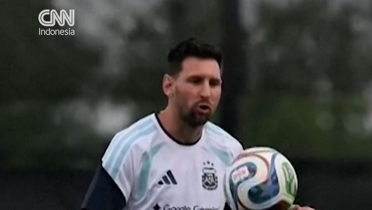 Lionel Messi Kembali Berlatih, Timnas Argentina Berseri Lagi