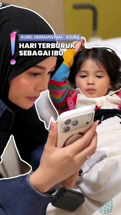 Video: Azura Jatuh dari Tangga, Aurel Hermansyah Merasa Gagal Jadi Ibu