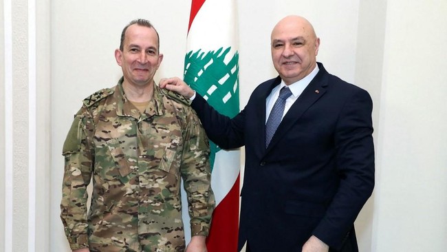 Panglima Militer Lebanon Rodolphe Haykal dilaporkan berangkat ke Pakistan pada Sabtu (6/6).