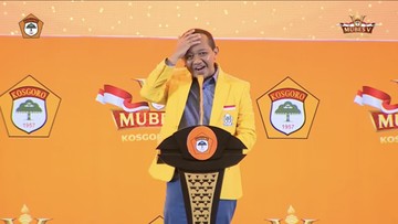Bahlil Tepok Jidat Lagu My Little Bolu Ketan Diputar saat Ma