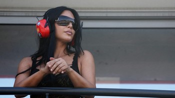 Formula One F1 - Monaco Grand Prix - Circuit de Monaco, Monaco - June 6, 2026 Kim Kardashian is seen during qualifying REUTERS/Jakub Porzycki/Pool     TPX IMAGES OF THE DAY