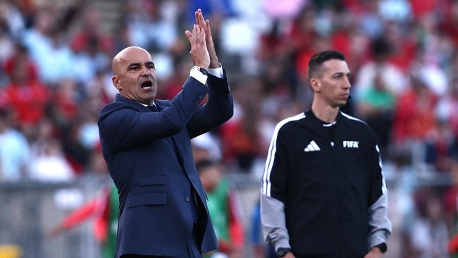 Soccer Football - International Friendly - Portugal v Chile - Estadio Nacional do Jamor, Lisbon, Portugal - June 6, 2026 Portugal coach Roberto Martinez reacts REUTERS/Rodrigo Antunes
