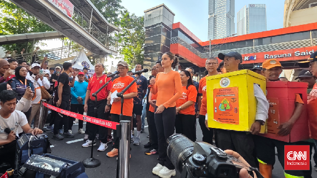 Gubernur DKI Jakarta Pramono Anung mengklaim, 95 persen warga menginginkan agar CFD Rasuna Said berlanjut jadi kegiatan rutin.