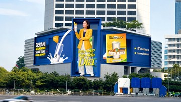 Karya 3D Anamorphic PiX untuk Diabetasol Tayang di 5 Titik S