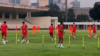 Suasana Latihan Timnas Jelang FIFA Matchday vs Mozambik