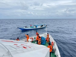 KM Jolor Bawa 4 ABK Ditemukan di Taliabu Usai 3 Hari Hilang gegara Mati Mesin