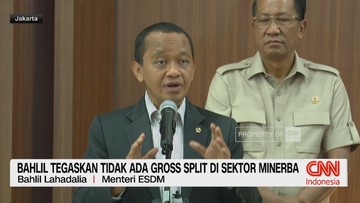 VIDEO: Bahlil Tegaskan Tidak Ada Gross Split di Sektor Miner