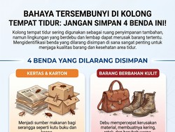 Jangan Taruh Benda Ini di Kolong Tempat Tidur, Jadi Sarang Kecoa dan Ngengat