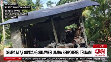 VIDEO: Kondisi Sangihe Pascagempa M 7,7: Rumah-rumah Hancur 