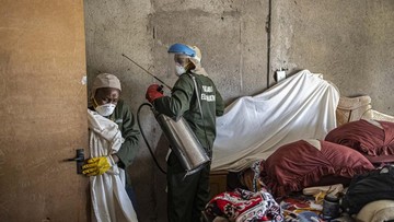 FOTO: Ganasnya Malaria di Afrika Buntut Kerusakan 