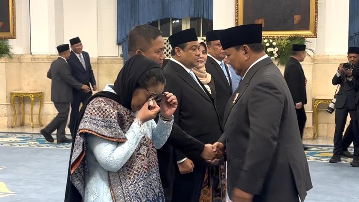 Nanik S Deyang Nangis Usai DIlantik Prabowo Jadi Kepala BGN di Istana