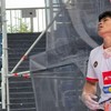 Atlet lead putra Indonesia, Putra Tri Ramadani alias Srondeng juara World Climbing Series 2026 Praha, Ceko.