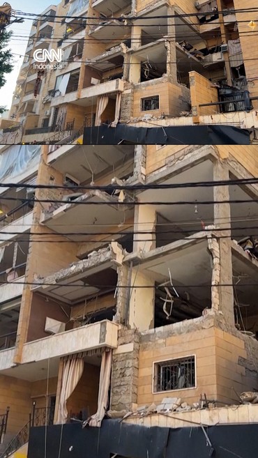 Israel melancarkan serangan ke pinggiran selatan Beirut, Lebanon pada Minggu (7/6).