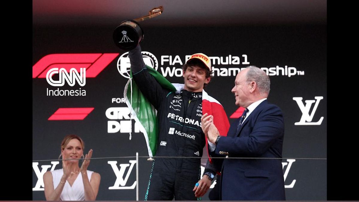 Hasil F1 GP Monaco: Kimi Antonelli Menang, Verstappen Gagal Finis