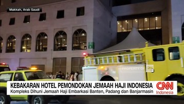VIDEO: Kebakaran Hotel Pemondokan Jemaah Haji Indonesia