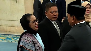 Tangis Haru Nanik Saat Dilantik Prabowo Jadi Kepala BGN