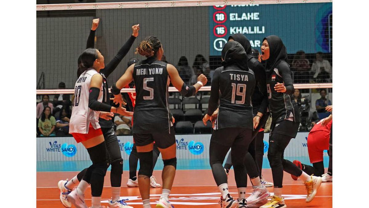 Hasil Avc Women's Volleyball Cup 2026: Indonesia Kalahkan Libanon 3-0