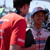 Pembalap Indonesia Veda Ega Pratama finis ke-16 di Moto3 Hungaria 2026 usai menjalani long lap penalty di Sirkuit Balaton Park, Minggu (7/6). (Dok. Honda Team Asia)
