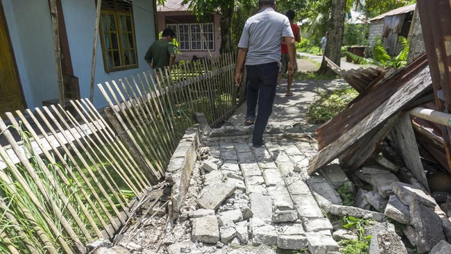 Warga Kepulauan Sangihe Terdampak Gempa Filipina