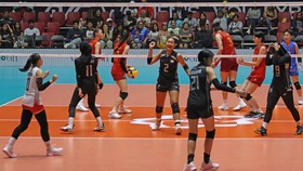 Timnas Voli Putri Indonesia vs Vietnam di AVC Cu 2026.