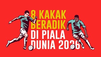 Infografis 8 Kakak Beradik yang tampil di Piala Dunia 2026