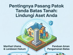 Begini Pentingnya Pasang Patok Tanah