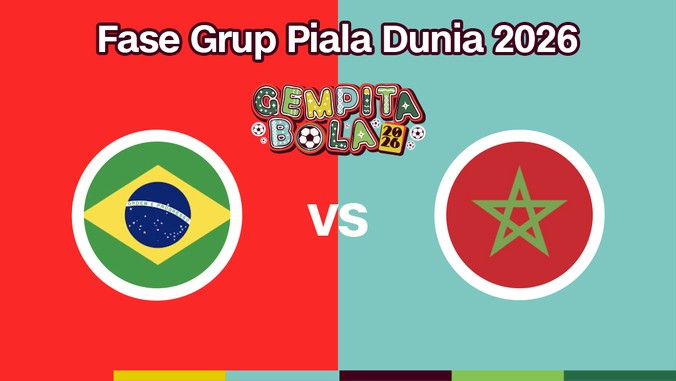 Live Report Piala Dunia 2026 - Brasil vs Maroko