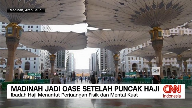 Madinah Jadi Oase Setelah Puncak Haji