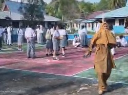 Momen Gempa di Filipina Terasa Kuat di Sangihe Bikin Siswa-Guru Berhamburan