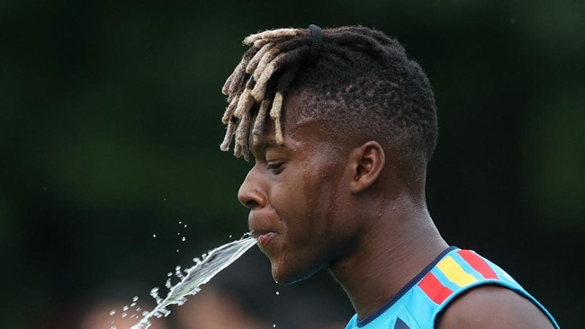 Soccer Football - FIFA World Cup 2026 - Spain Training - Baylor School, Chattanooga, Tennessee, U.S. - June 6, 2026 Spain's Nico Williams during training IMAGN IMAGES via Reuters/Brett Davis
