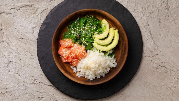Resep Spicy Salmon Rice Bowl