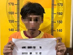 Residivis Narkoba di Lamongan Ditangkap, 8 Paket Sabu Siap Edar Disita