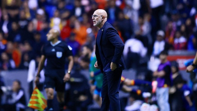 Soccer Football - International Friendly - Peru v Spain - Estadio Cuauhtemoc, Puebla, Mexico - June 8, 2026 Spain coach Luis de la Fuente REUTERS/Eloisa Sanchez